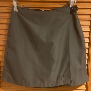 Terry Army Green Bike Shorts/Wrap Skirt 10